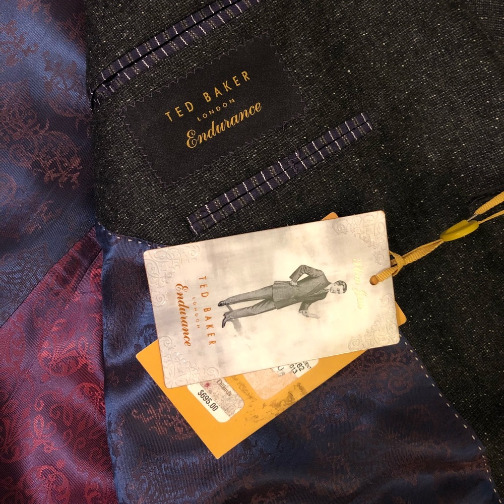 ***SOLD*** TED BAKER LONDON NWT Galaxy Gray - Picture 2 of 8